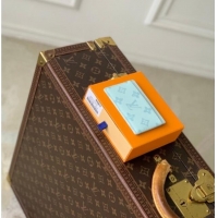 Promotional Louis Vuitton Card Holder in Monogram Origine Canvas Blue Courrier M27753 2026