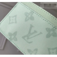 Best Product Louis Vuitton Card Holder in Monogram Origine Canvas Asnières Green M27753 2026