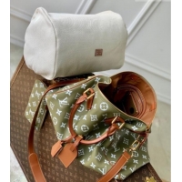 Grade Quality Louis Vuitton Speedy P9 Bandoulière 40 Bag in Calf Leather Green Sencha M15244 2026