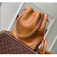 Big Discount Louis Vuitton Noé Trunk Bucket bag in Calfskin leather M29131 Tan Brown 2026