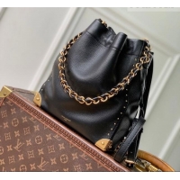 Super Quality Louis Vuitton Noé Trunk Bucket bag in Calfskin leather M29391 Black 2026
