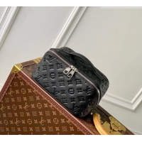 Grade Quality Louis Vuitton Toiletry Bag in Monogram Leather M11750 Black 2026