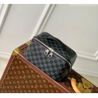 Buy Discount Louis Vuitton Toiletry Bag in Damier Canvas N11750 Black 2026