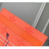 Grade Quality Louis Vuitton Double Card Holder in Orange Monogram Canvas M14861 2026