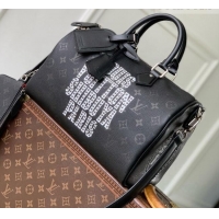 Buy Fashionable Louis Vuitton Speedy P9 Bandoulière 30 Jackets Bag in Black Cowhide Leather M26180 2026