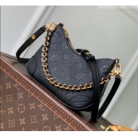 Best Price Louis Vuitton Nano Boulogne Bag in Black Monogram Cowhide Leather M28427 2026