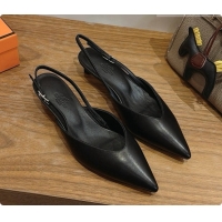 Best Price Hermes Nicoletta 40 Pump in Black Leather 080611 2026