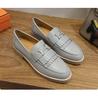 Low Cost Hermes Classic Loafer in Calfskin H080705 Grey 2026