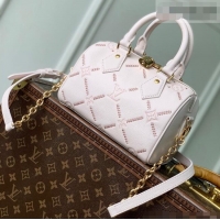 Promotional Louis Vuitton Speedy Bandouliere 20 Bag in Light Bliss Couture Leather M28529 Pink 2026