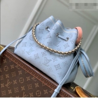 Buy Cheap Louis Vuitton Bella Bag in Bleu Olympe Perforated Mahina Calfskin M28885 2026