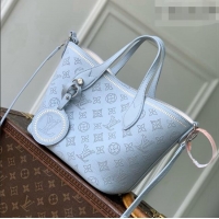 Top Quality Louis Vuitton Blossom PM Bag in Bleu Olympe Perforated Mahina Calfskin M29375 2026