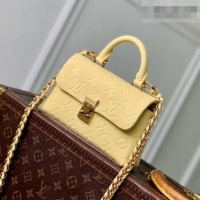Trendy Design Louis Vuitton Nano Madeleine Bag in Monogram Empreinte Leather M29378 Yellow 2026