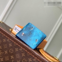 Famous Brand Louis Vuitton Multiple Wallet in Blue Monogram Sports & Leisure Monogram Canvas M28812 2026