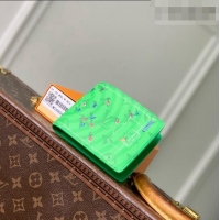 Top Grade Louis Vuitton Multiple Wallet in Soccer Green Monogram Canvas M28809 2026