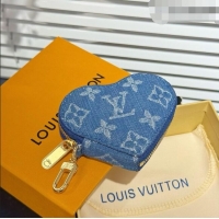 Good Looking Louis Vuitton Heart Coin Purse M26575 LV081939 Denim Blue 2026