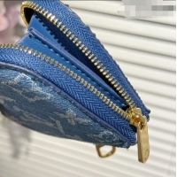 Good Looking Louis Vuitton Heart Coin Purse M26575 LV081939 Denim Blue 2026