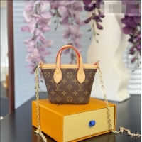 Modern Classic Louis Vuitton Nano Neverfull Card Holder M29557 LV081946 Brown 2026