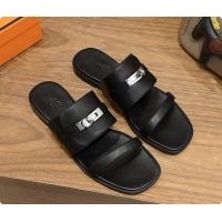 Charming Hermes Nina Sandal in Calfskin H080729 Black 2026