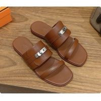 Good Looking Hermes Nina Sandal in Calfskin H080730 Brown 2026