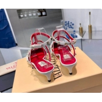 1:1 aaaaa Valentino Rockstud Court Shoes In Kid Leather 40MM V081469 White 2026