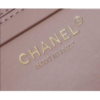 Super Quality Chanel Braided Straw Large Shopping Bag AS5952 Pink 2026