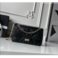 Best Price Chanel Lambskin Leather 2.55 Flap Handbag A37586 Black 2026