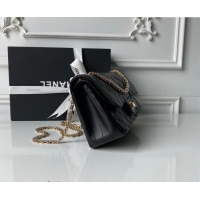 Best Price Chanel Lambskin Leather 2.55 Flap Handbag A37586 Black 2026