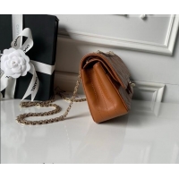 New Design Chanel Lambskin Leather 2.55 Flap Handbag A37586 Brown 2026