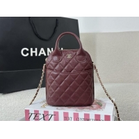 Fashion Discount Chanel Grained Calfskin Clutch with Chain AP4742 Burgundy 2026