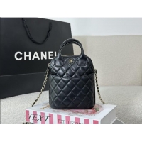 Chic Promotional Chanel Lambskin Leather Clutch with Chain AP4742 Black 2026
