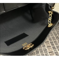Buy Discount Chanel Suede & Lambskin Small Shopping Bag AS5634 Black/Gold 2026