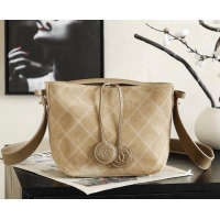Buy Fashionable Chanel Suede Hobo Bag 6268 Light Brown 2026
