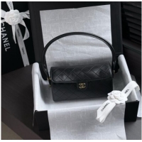 Top Grade Chanel Calfskin Clutch with Chain AP5294 Black 2026
