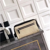 Buy Cheapest Chanel Coco Beach Small Zipped Pouch in Canvas AP5268 Beige 2026