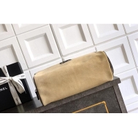 Grade Quality Chanel Coco Beach Large Zipped Pouch in Beige Suede AP5267 2026