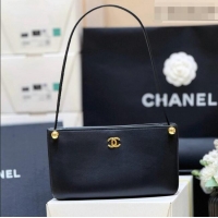 Big Discount Chanel Calfskin Shoulder Bag AS6238 Black 2026 Top Quality