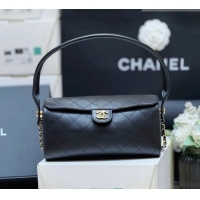 Famous Brand Chanel Lambskin Clutch with Chain AP5294 Black 2026 Top Quality