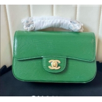 Best Price Chanel Classic Mini Flap Bag in Lizard Leather CHL072102 Green 2026