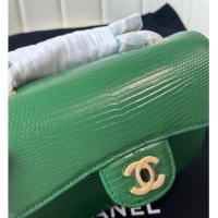 Best Price Chanel Classic Mini Flap Bag in Lizard Leather CHL072102 Green 2026