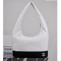 Original Cheap Chanel Beach Bag CH081301 White 2026