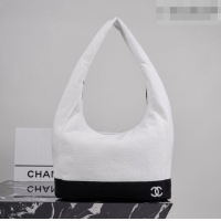 Original Cheap Chanel Beach Bag CH081301 White 2026