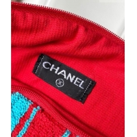 Best Price Chanel Beach Bag and Towel CH081303 Red/Blue 2026