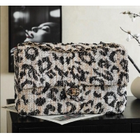 Luxury Cheap Chanel Tweed & Mixed Fibers Maxi Flap Bag AS6234 CH082226 2026