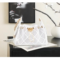 Inexpensive Chanel 25 Mini Handbag in Hollowed-out Calfskin AS5631 White 2026