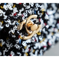 Best Product Chanel Mini Sequins Flap Bag CH82409 White/Black 2026
