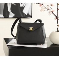 Best Quality Chanel Calfskin Shoulder Bag AS6223 CH082412 Black 2026