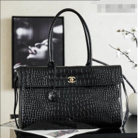 Popular Style Chanel Tote Bag in Crocodile Pattern Calfskin AS6428 Black 2026