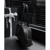 Discount Design Chanel Large Bowling Bag in Calfskin AS6580 Black 2026