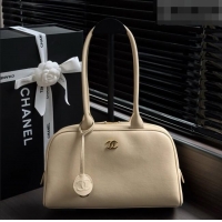 Reasonable Price Chanel Large Bowling Bag in Calfskin AS6580 Beige 2026