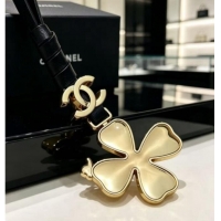 Super Quality Chanel Clover Bag Charm CH082422 Black/Gold 2026